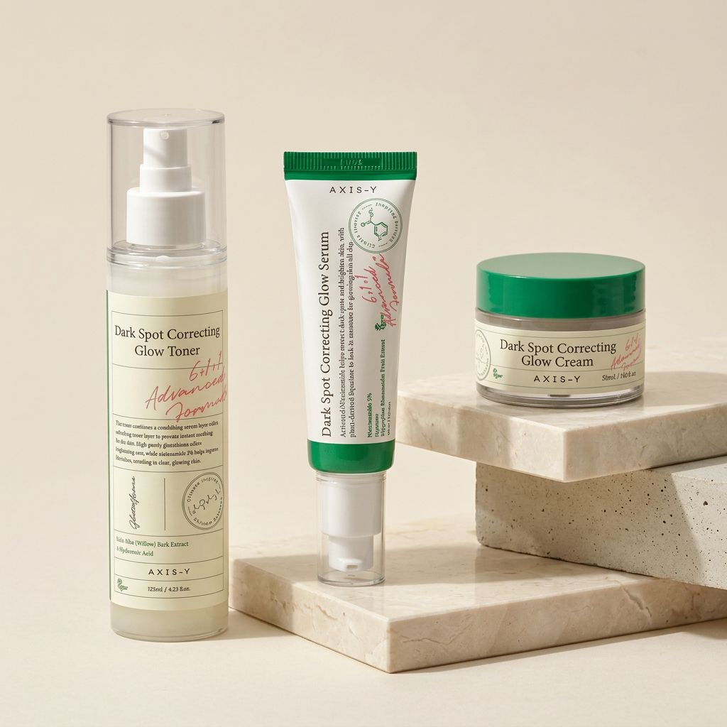 Skincare trio studio image